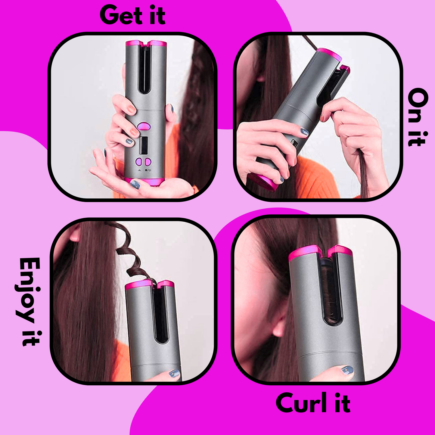 Cordless Automatic Hair Curler