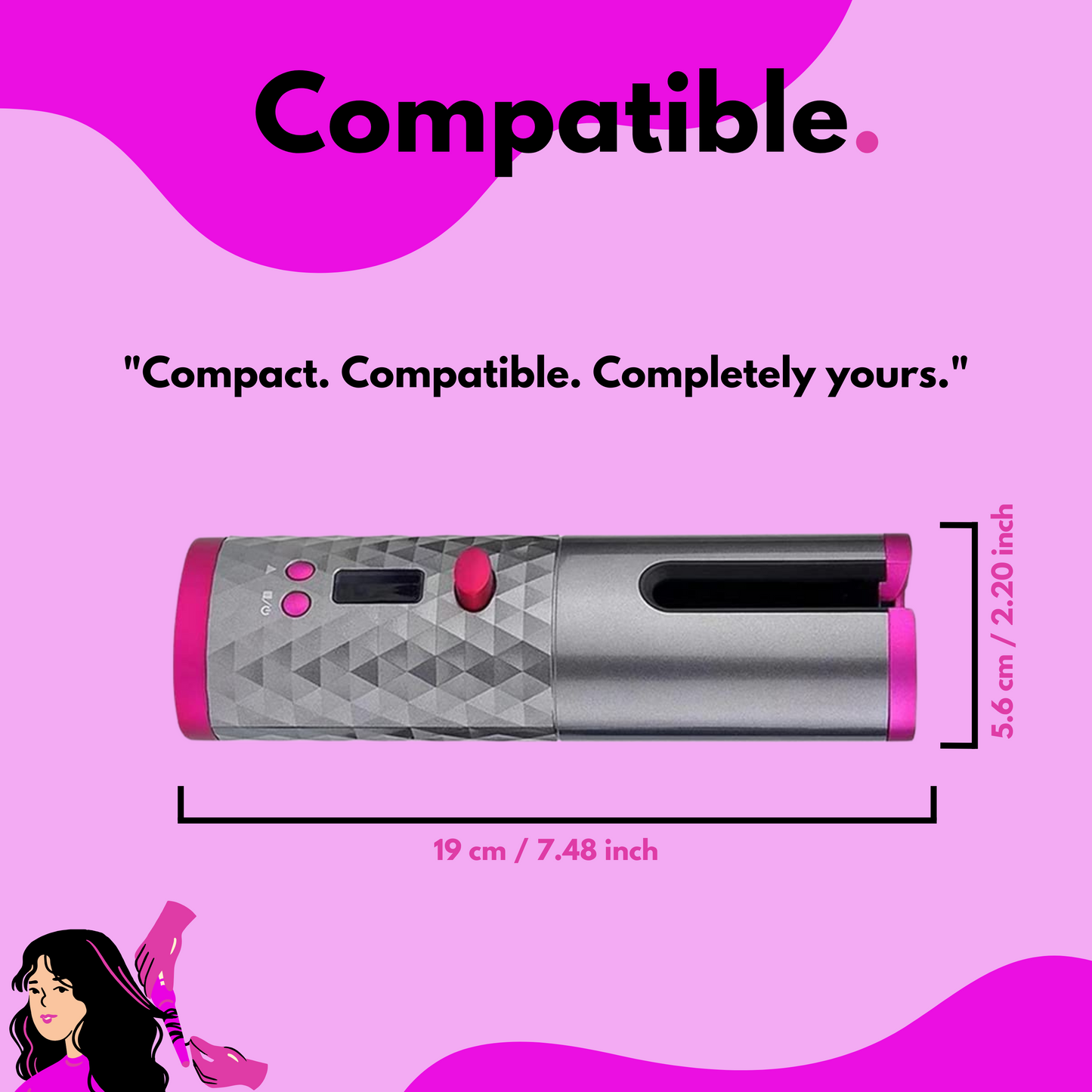 Cordless Automatic Hair Curler