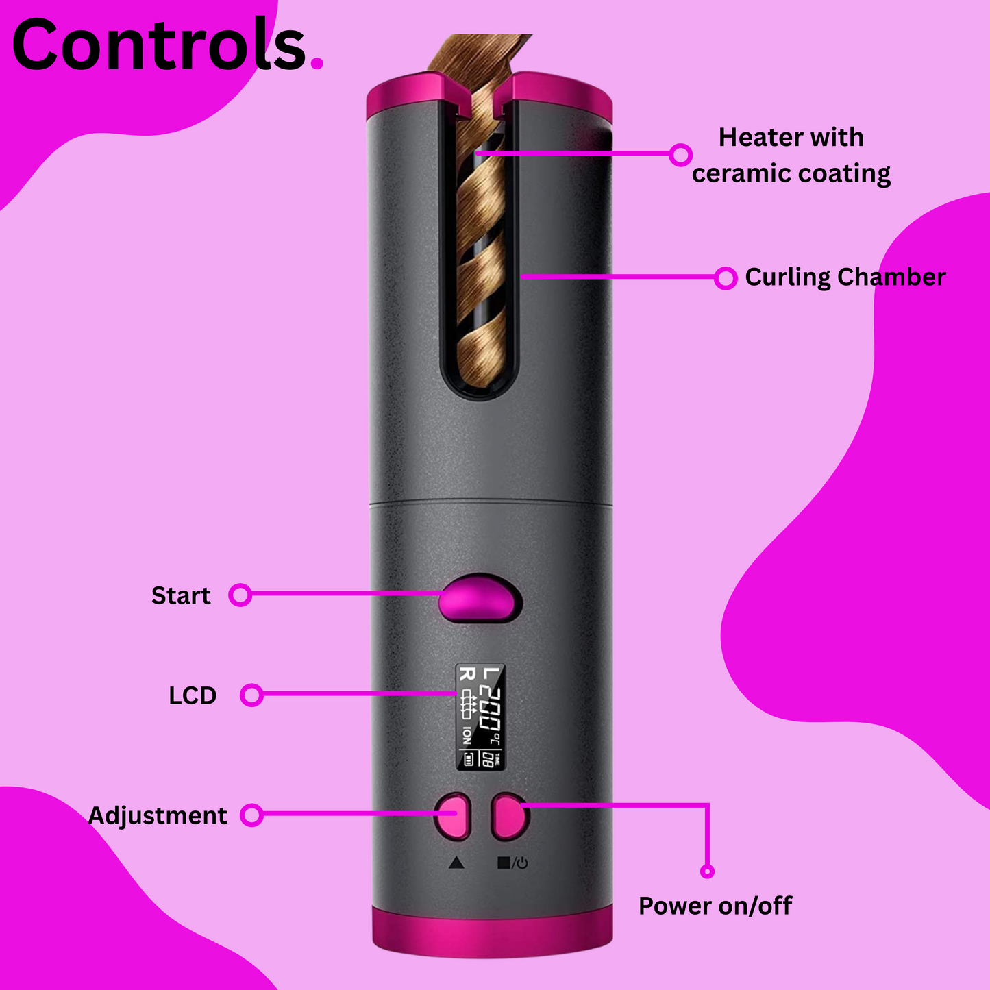 Cordless Automatic Hair Curler