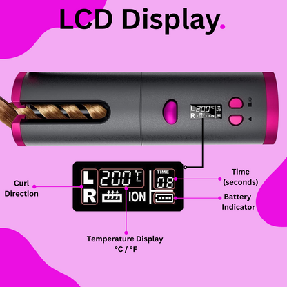 Cordless Automatic Hair Curler